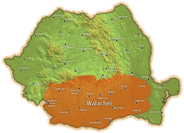 Die Region Walachei